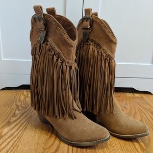 Fringe Cowboy Boots